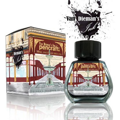 Pencraft the Boutique - Hidden Tearoom Black Fountain Pen Ink