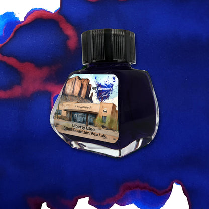 A Decade in the Desert - Liberty Blue Fountain Pen Ink