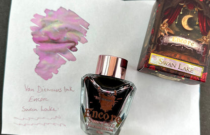 Van Dieman's Encore - Swan Lake 40ml Shimmering Fountain Pen Ink