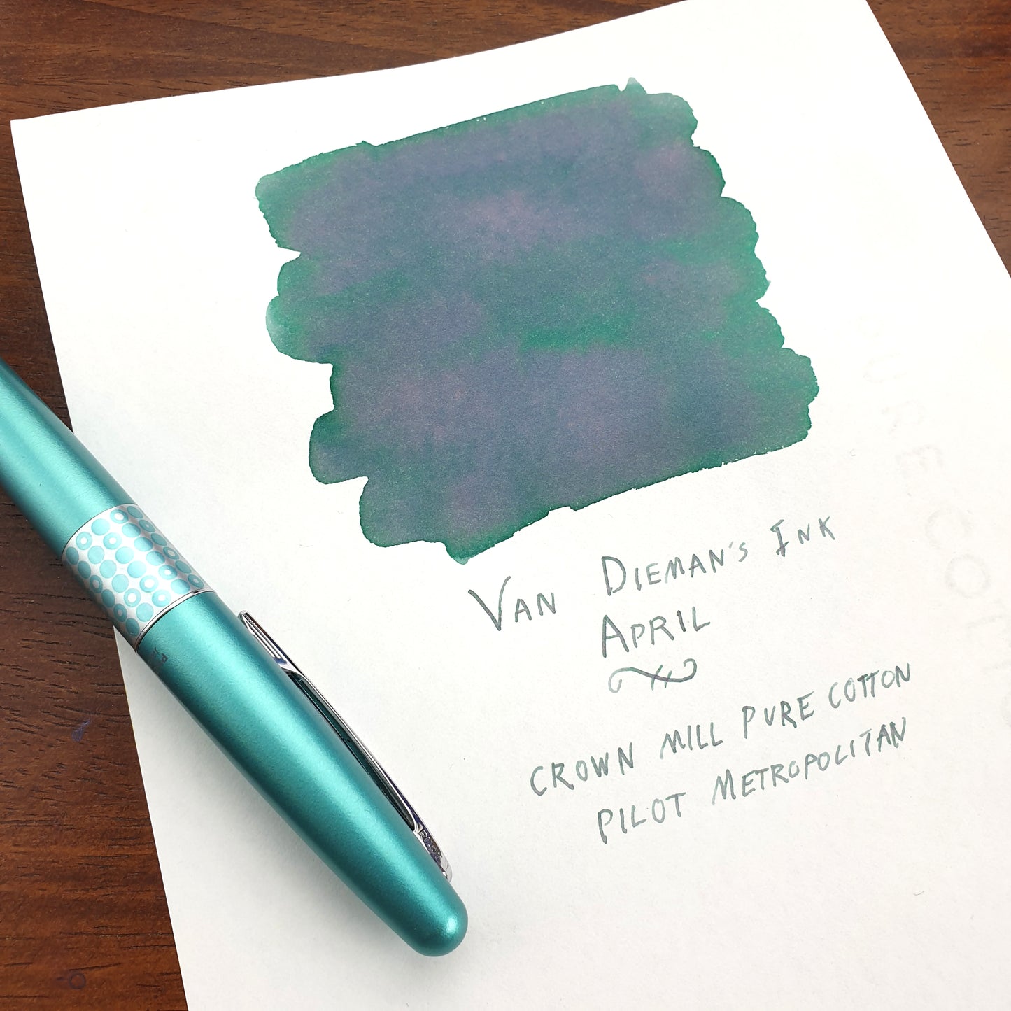 Van Dieman's 2023 April - 100ml Fountain Pen Ink